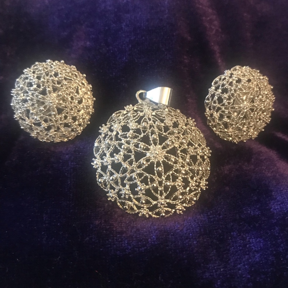 Silver Jewelry Set